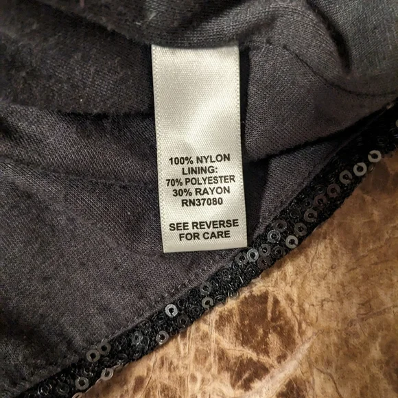 5/$25 CATO black sequins vest - Picture 4 of 5